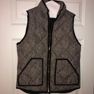 J. Crew Black and White Vest